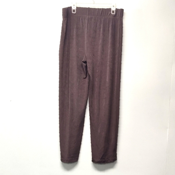 Dana Buchman tan travel high-waisted pants in brown Size: XL. - Picture 2 of 4